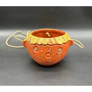 Vintage Hanging Flower Pot Planter People Lover USA 1960s Kitsch Anthropomorphic